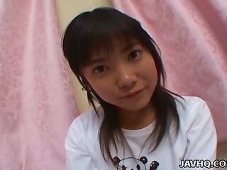 Adorable Kozue Matsushima can't get enough when sucking cock